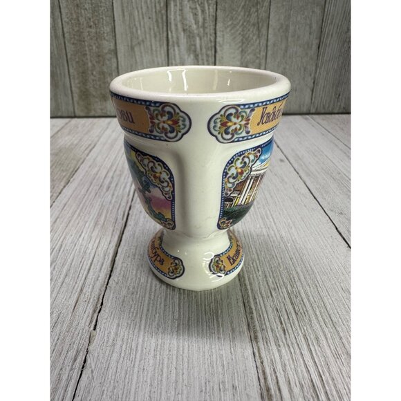 Vintage Russian Souvenir Egg Cup Rastorguev-Kharitonov Estate Yekaterinburg - Picture 3 of 9
